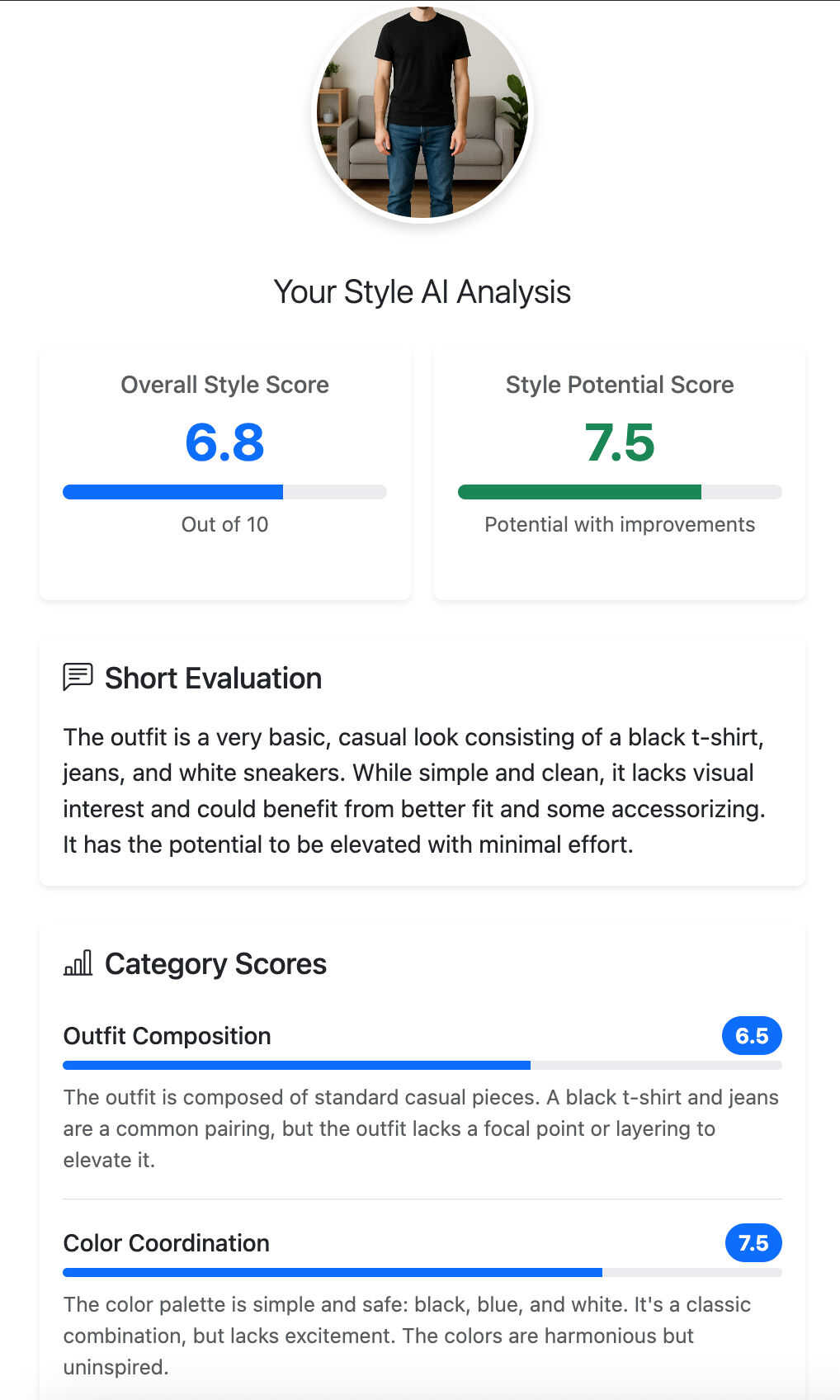 Attractiveness AI PRO screenshot showing additional features