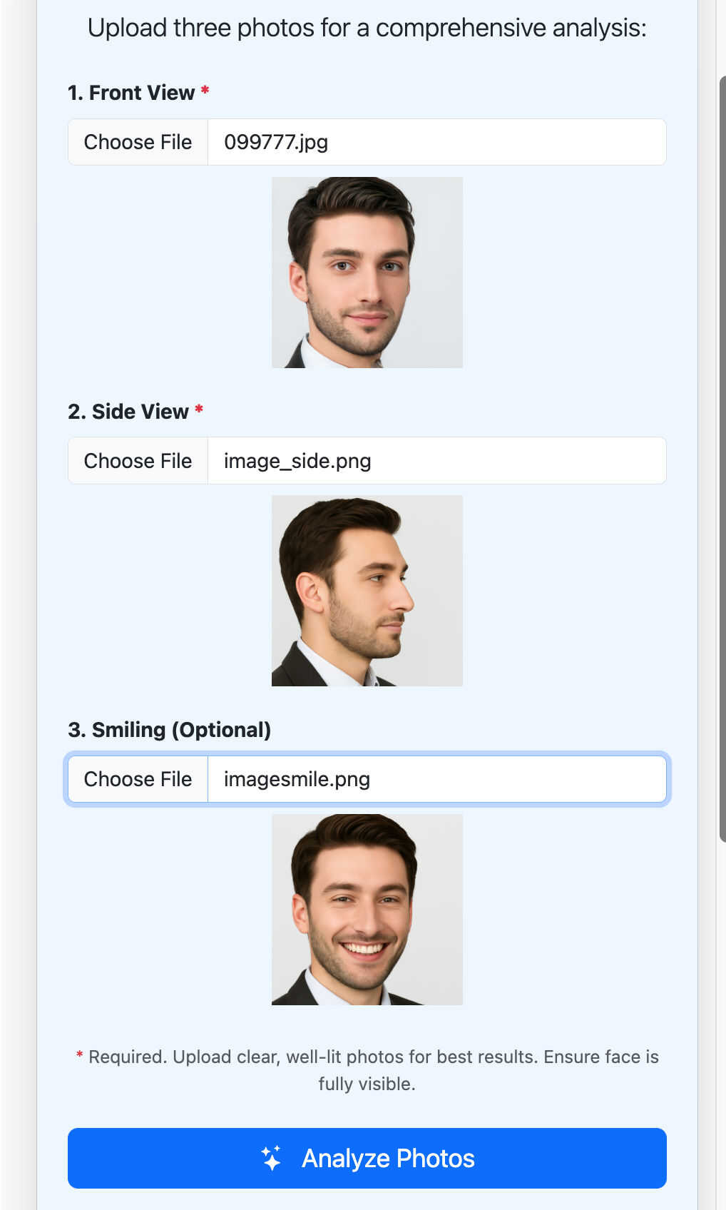 Attractiveness AI PRO screenshot showing detailed metrics