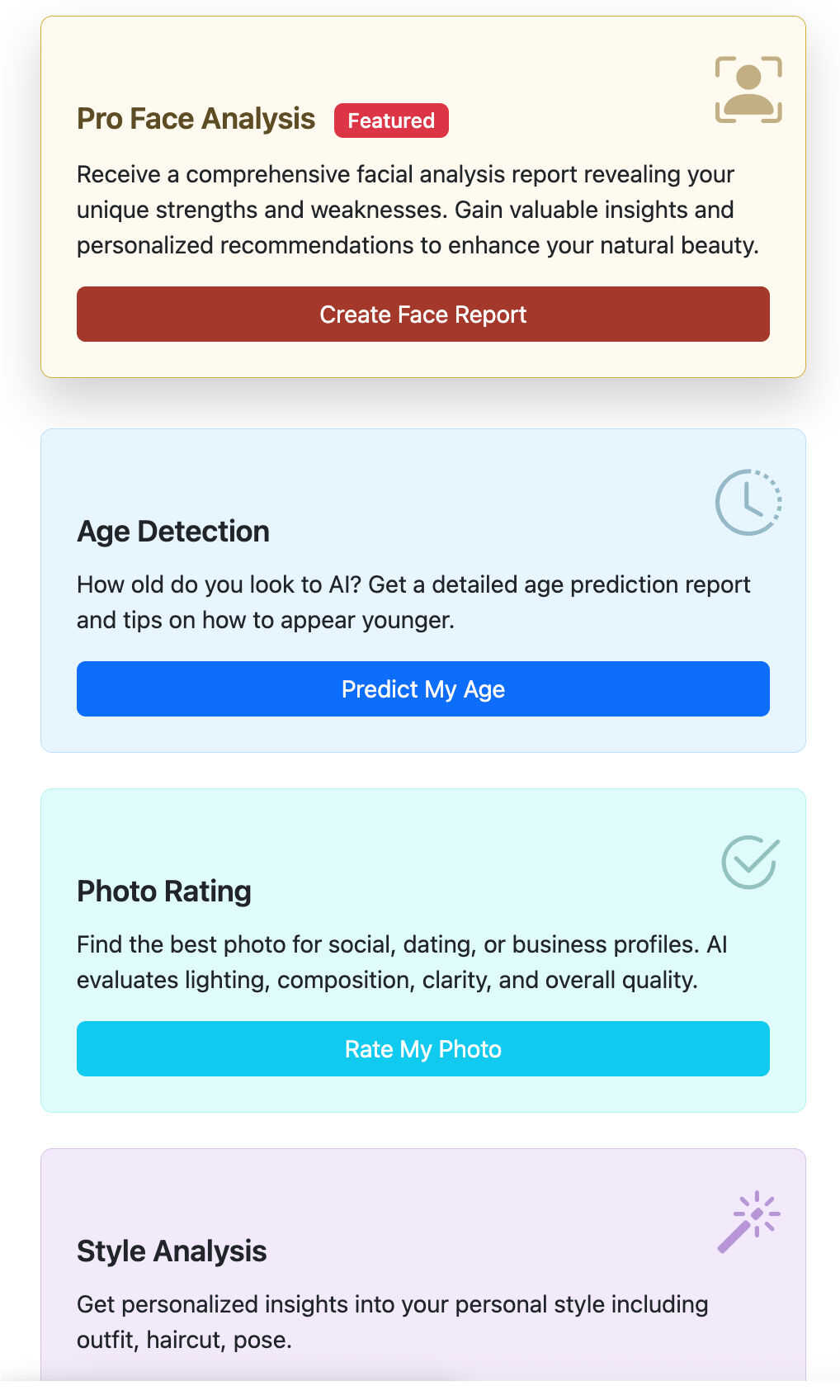 Attractiveness AI PRO screenshot showing final results